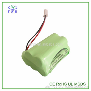 Nickel Metal hydride rechargeable battery AAA 800mAh 6 V